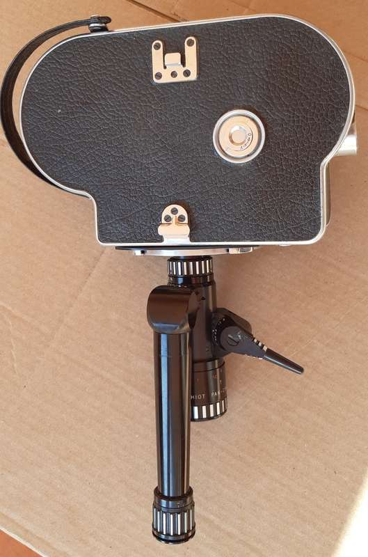 Vintage Bolex Paillard Movie Camera with Pan- Cinor Lens in a case