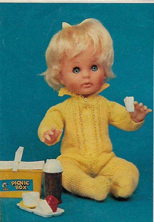 Knitting First Love Doll - A Babygro for Dolly/ Magazine (PDF)