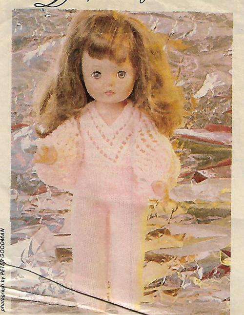 Knitting 12 Vintage 43 cm Doll Magazine PDF Patterns