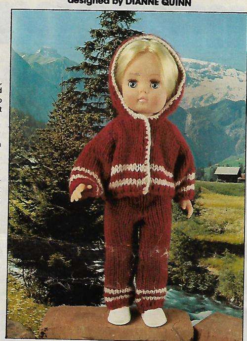 Knitting 12 Vintage 43 cm Doll Magazine PDF Patterns