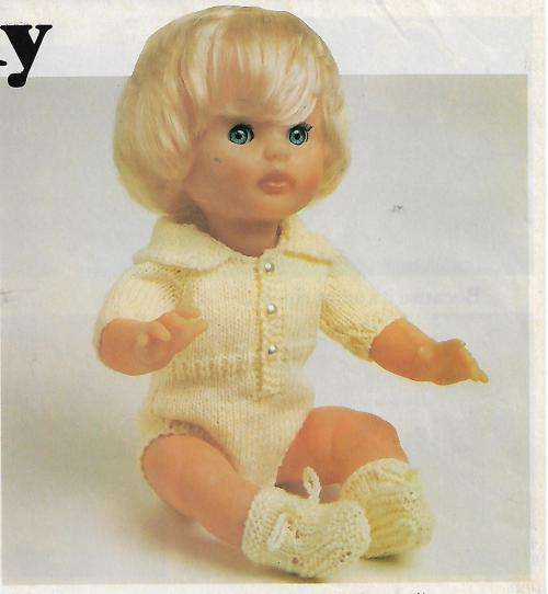 Knitting First Love Doll - A Crawler for Dolly Magazine (Digital - PDF Pattern)