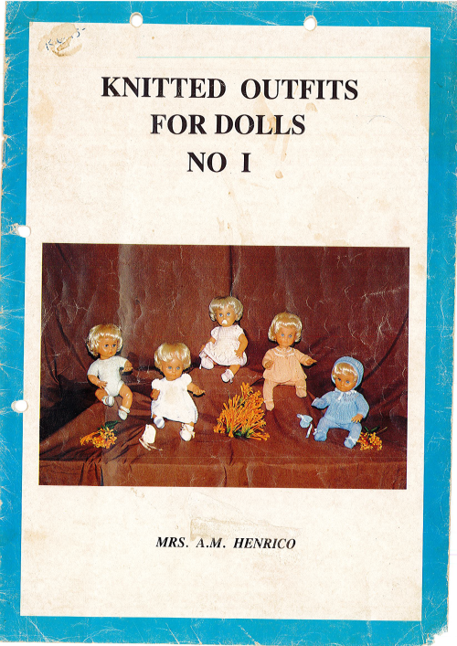 Knitting First Love Doll - Knitted Outfits for Dolls No 1 (PDF - Digital Pattern)