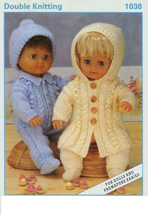 Knitting Doll -  DK 1038 Pattern (PDF)