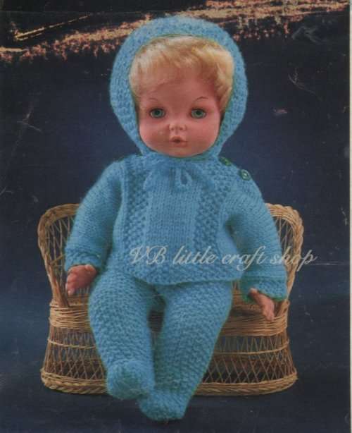 Knitting Doll Book 1 Outfits 12" inch (PDF - Digital Pattern)