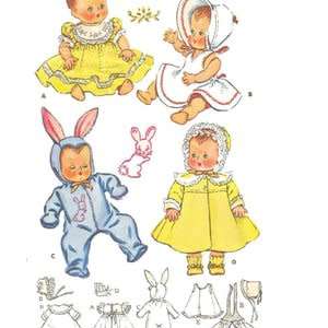 Doll Sewing Pattern 1657 (PDF)