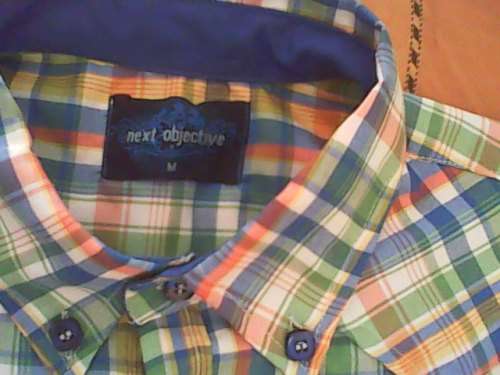 MEN'S SHIRT WITH BRIGHT COLOURS - SIZE S - LIKE NEW