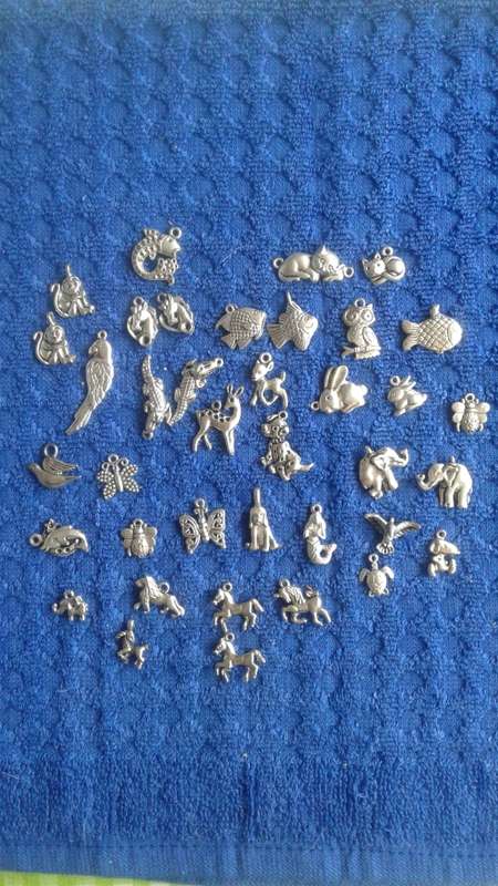 Bundle of 38 Base Metal Charms