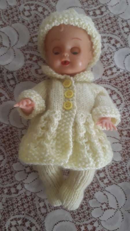 Vintage  Baby Doll Jointed Blue Sleep Eyes Made in Hong Kong - 1960`S