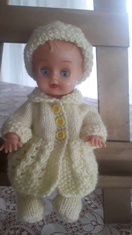 Vintage  Baby Doll Jointed Blue Sleep Eyes Made in Hong Kong - 1960`S