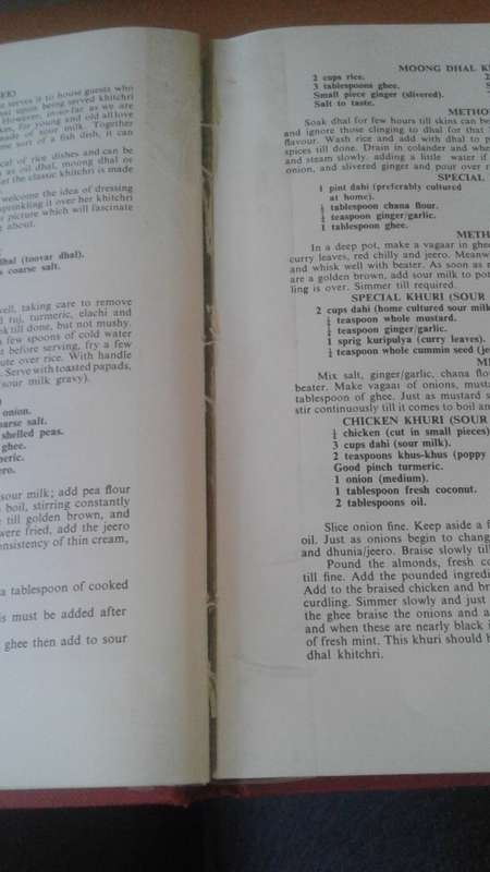 VINTAGE INDIAN DELIGHTS:  BOOK OF RECIPES ON INDIAN COOKERY by Zuleikha Mayat