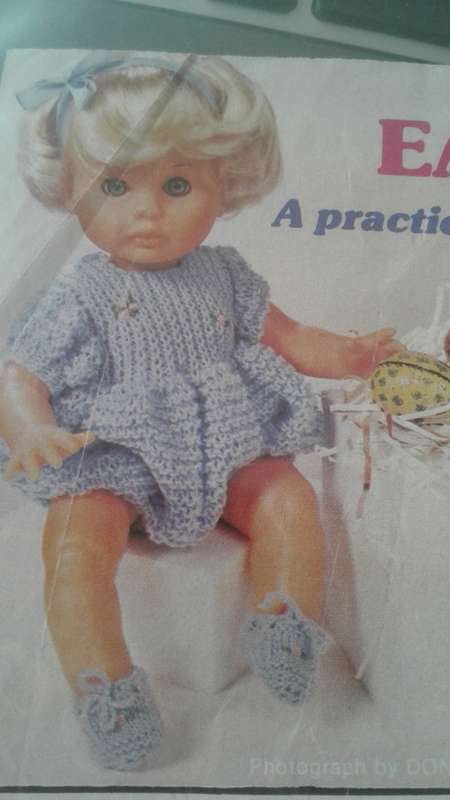 VINTAGE DOLL KNITTING: FIRST LOVE DOLL EASTER ELEGANCE