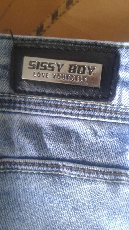LIGHT VINTAGE SISSY BOY JEANS SIZE 12/30 - VERY GOOD CONDITION