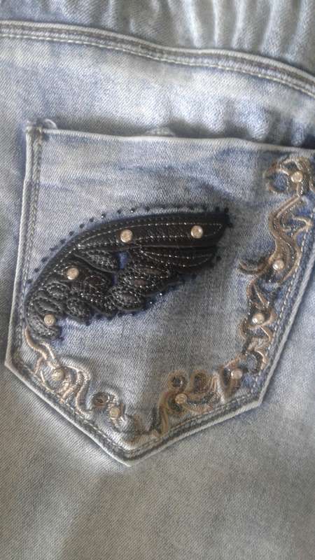 LIGHT VINTAGE SISSY BOY JEANS SIZE 12/30 - VERY GOOD CONDITION