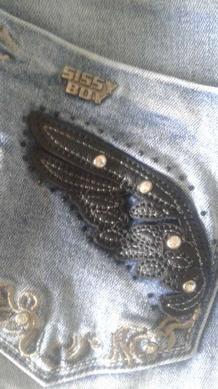 LIGHT VINTAGE SISSY BOY JEANS SIZE 12/30 - VERY GOOD CONDITION