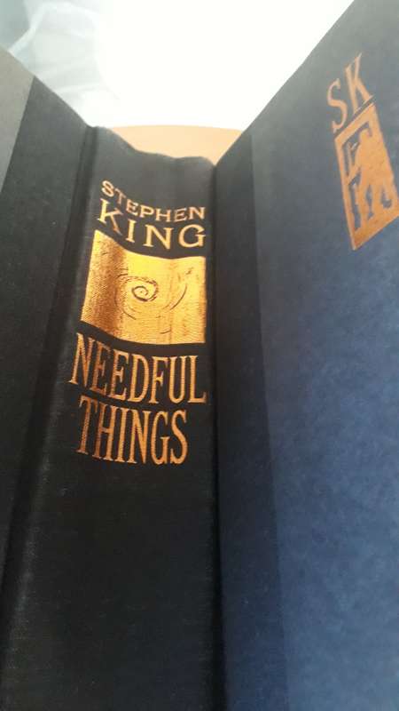 BOOK FICTION: NEEDFULL THINGS BY STEPHEN KING FIRST EDITION - HARDCOVER