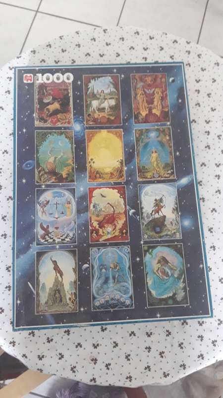 VINTAGE RARE PUZZLE: 1000, Jumbo, The 12 Signs of the Zodiac, Johfra Bosschart