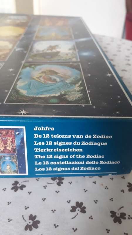 VINTAGE RARE PUZZLE: 1000, Jumbo, The 12 Signs of the Zodiac, Johfra Bosschart
