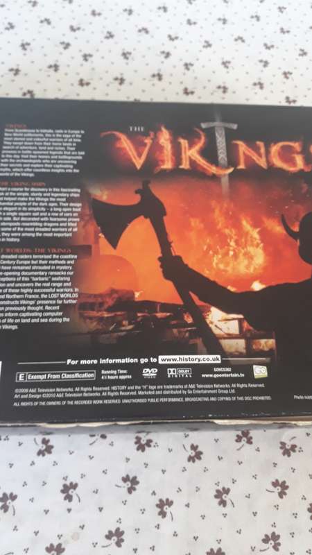 DVD BOX SET 6 - THE VIKINGS FROM HISTORY CHANNEL