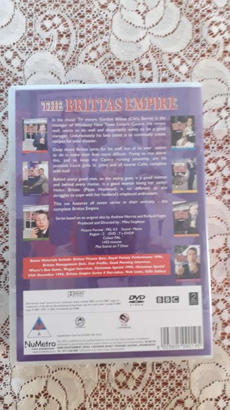 DVD BOX SET - THE BRITTAS EMPIRE COMPLETE SERIES ONE TO SEVEN IN MINT CONDITION