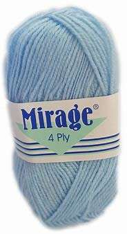 MIRAGE 4 PLY 25G COL 003 BLUE