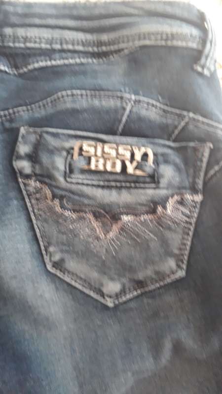 Vintage Sissy Boy Jeans Jon Jon Boot Leg Faded Size 10/28 - Pre-Loved