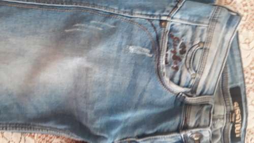 Vintage Sissy Boy Jon Jon Bootleg Light  Blue Fade Jeans Size 10/28- Pre-Loved