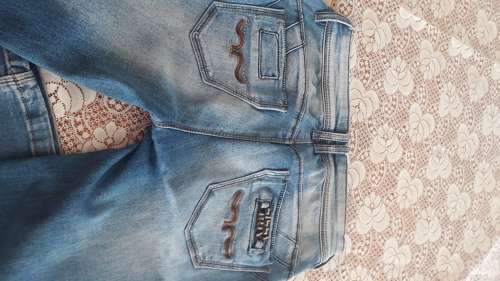 Vintage Sissy Boy Jon Jon Bootleg Light  Blue Fade Jeans Size 10/28- Pre-Loved