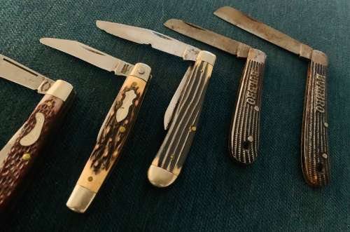 8x Vintage Collectors Knives!! Various Makes Best-Bulbro and More!