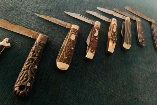 8x Vintage Collectors Knives!! Various Makes Best-Bulbro and More!