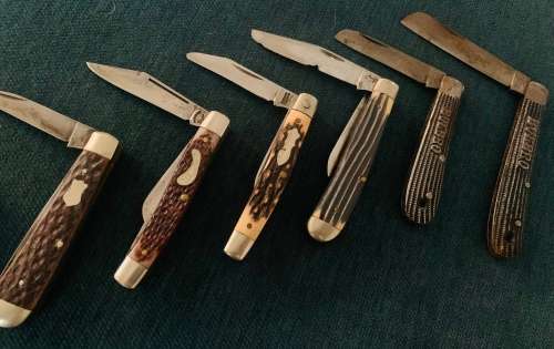 8x Vintage Collectors Knives!! Various Makes Best-Bulbro and More!