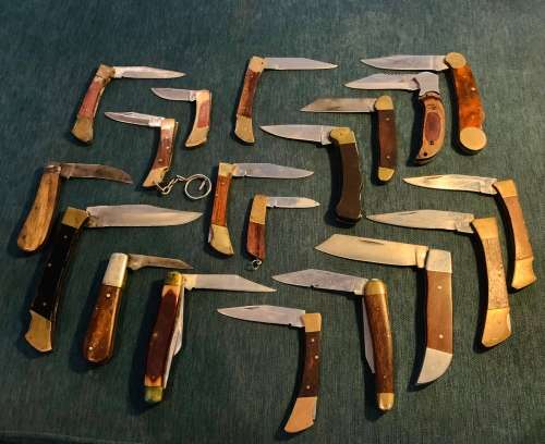 19x Antique Solid Collectors Knife Lot-Various Makes!