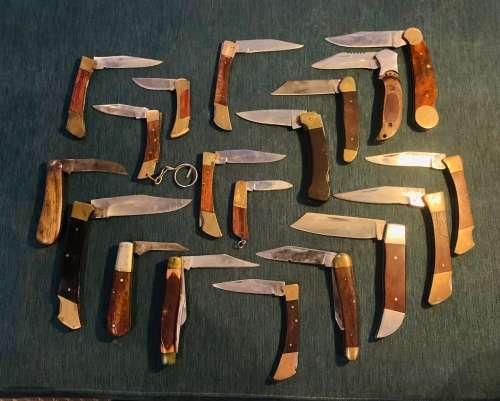 19x Antique Solid Collectors Knife Lot-Various Makes!