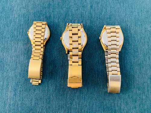 3x Vintage Gents Gold Plated Classic Watches! including A La Montre!
