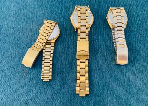 3x Vintage Gents Gold Plated Classic Watches! including A La Montre!