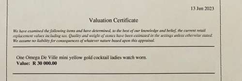 Value-R30000.00 Collectors Stunning Ladies Omega Cocktail Watch