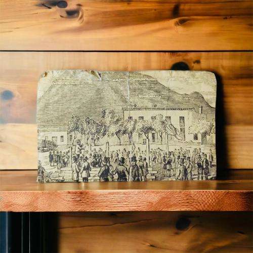 Extremely rare collectors `ZA republiek` note dated 1870/1 personally signed by then state President