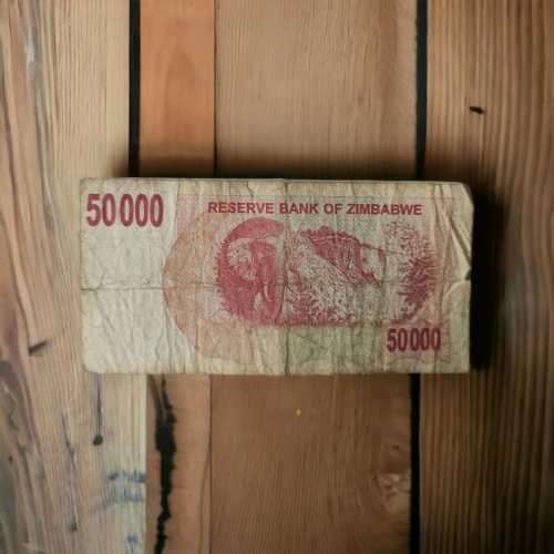 Rare collectors 2007  Zimbabwe Fifty thousand Dollars Bearer Cheque