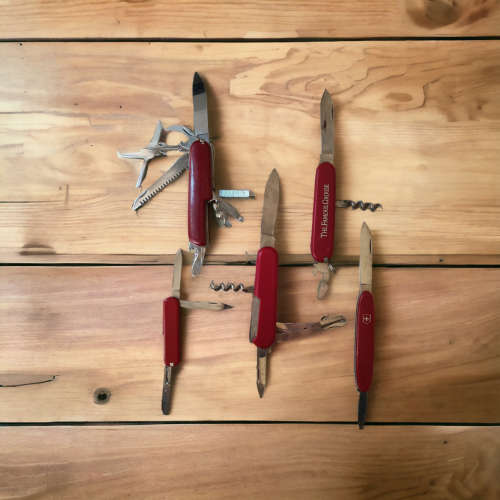 Collectors selection of pocket and multi tool knives