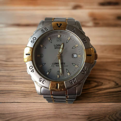 Stunning collectors Lorus Sport Lumibrite mens watch
