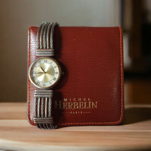 Stunning collectors Michel Herbelin cable watch reference 10491 Value R1999.00
