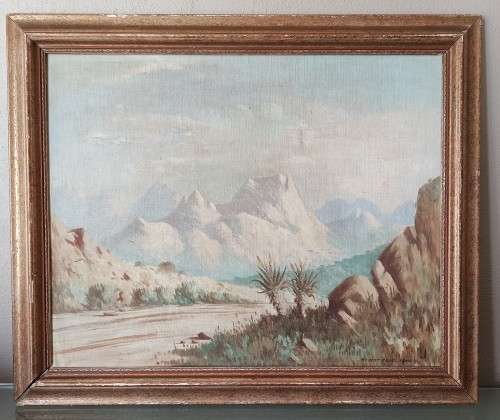 Spectacular collectors framed nature scene painting by well known South African Artist Robert Pohl