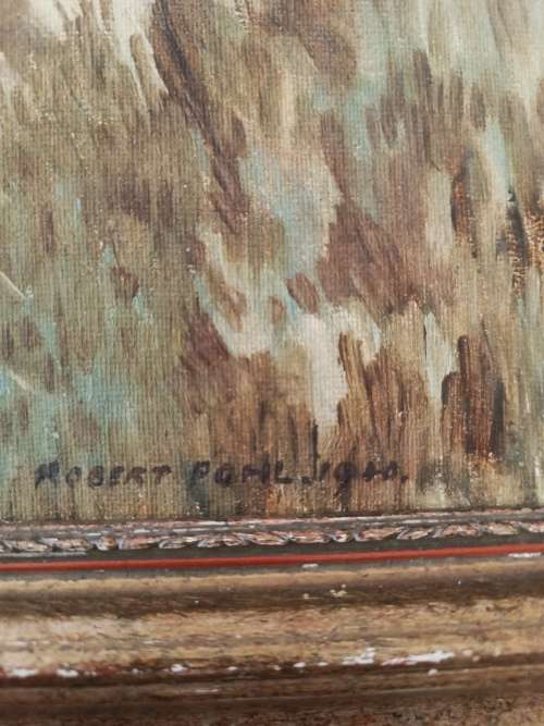 Spectacular collectors framed nature scene painting by well known South African Artist Robert Pohl