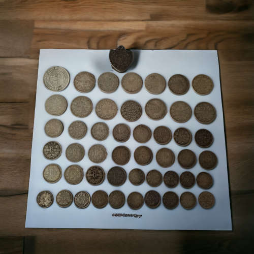 Extremely valuable Rare vintage collectors selection of 49 Paul Kruger ZAR coins