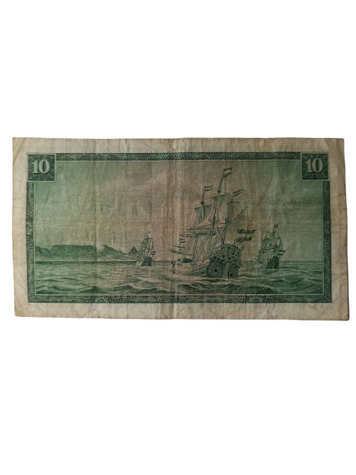 Rare Collectors South African Ten, Two and One Rand notes TW De Jongh edition