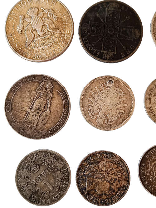 Valuable lot of collectors selection of silver coins