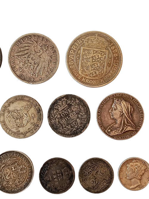 Valuable lot of collectors selection of silver coins