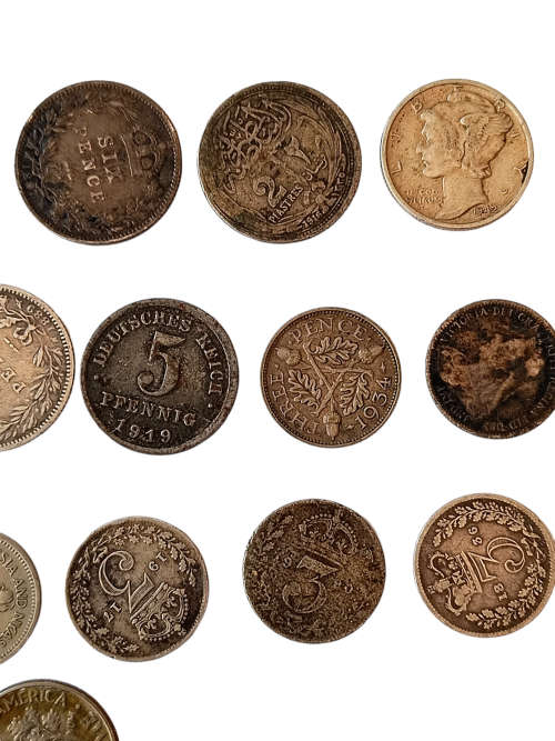 Valuable lot of collectors selection of silver coins