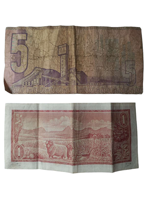 Collectors selection of South African bank notes