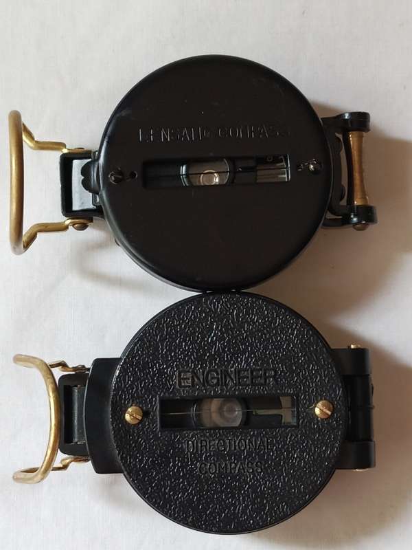 Two collectors Lensatic compasses