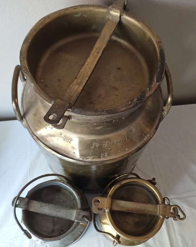Rare Vintage Collectors milk canisters